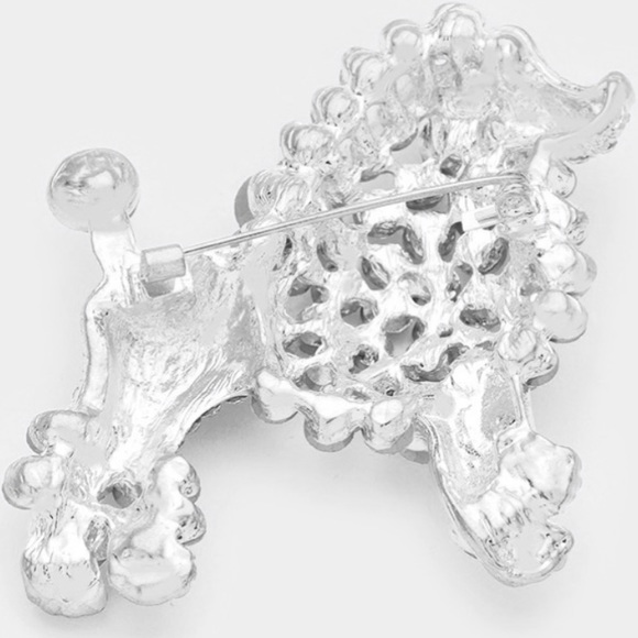 Pave Dog Brooch - Picture 2 of 2